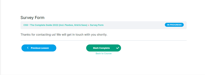 Enable Mark Complete button only on the submission - 2