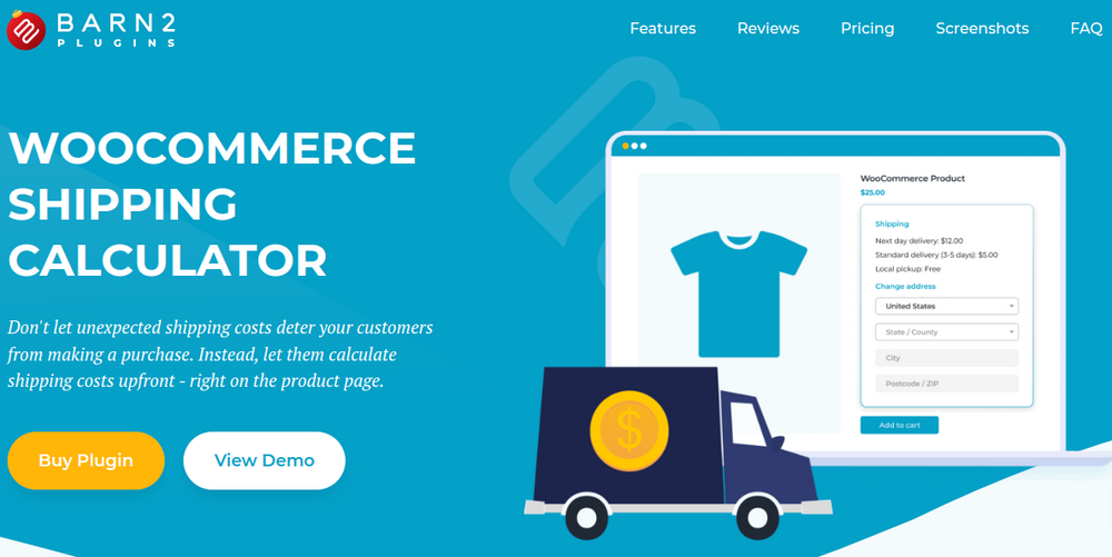 WooCommerce Shipping Calculator