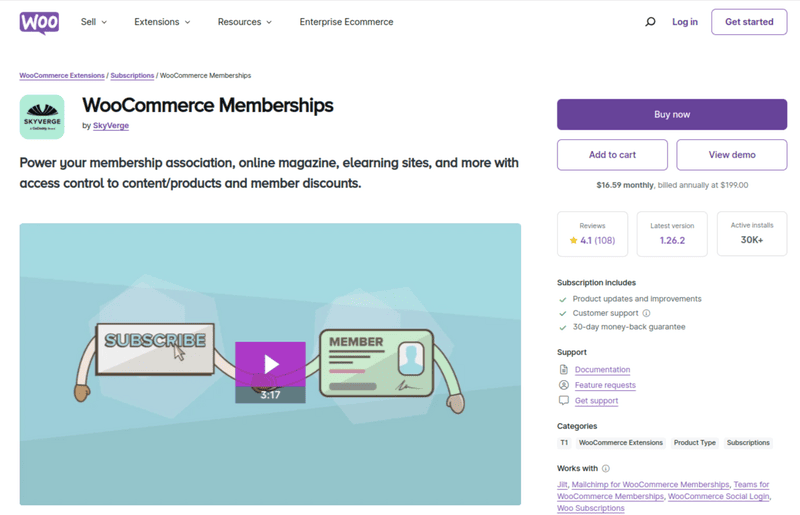 WooCommerce Memberships