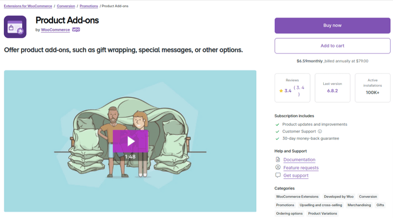WooCommerce Product Add-Ons