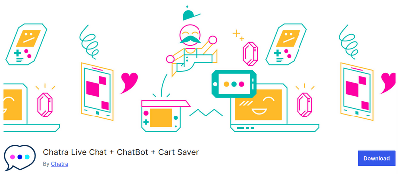 Chatra Live Chat - ChatBot - Cart Saver