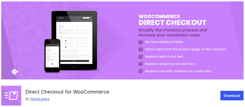 Direct Checkout for WooCommerce