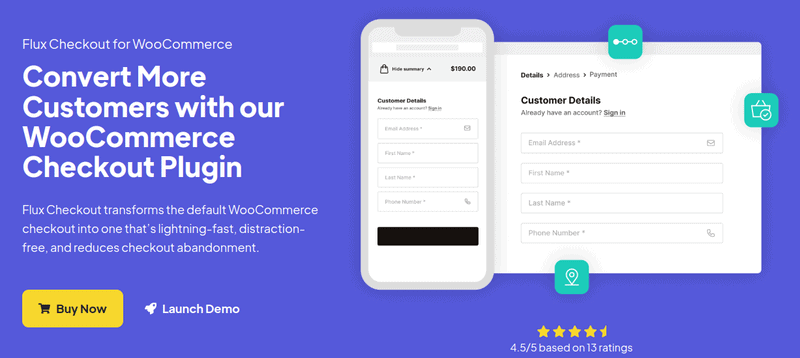 Flux Checkout for WooCommerce