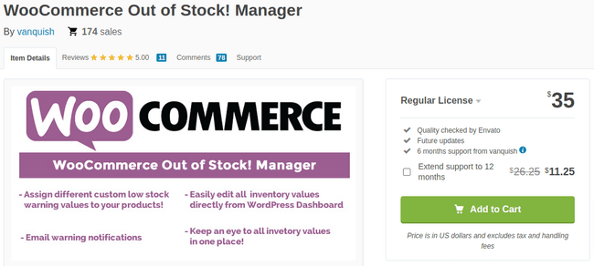 WooCommerce Out of Stock Manager
