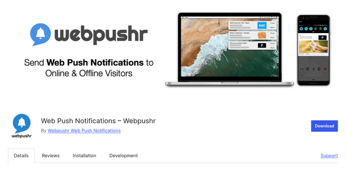 webpushr