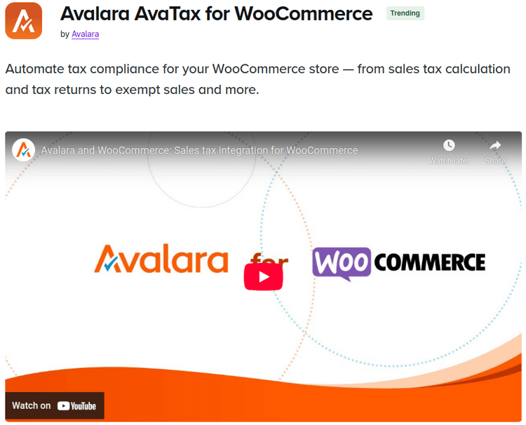 Avalara AvaTax for WooCommerce