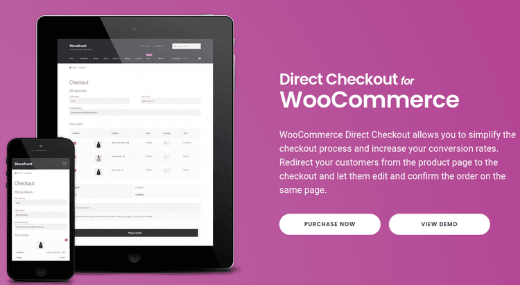 Direct Checkout for WooCommerce
