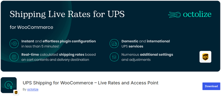 UPS Shipping for WooCommerce