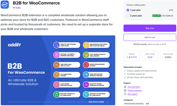 B2B for WooCommerce