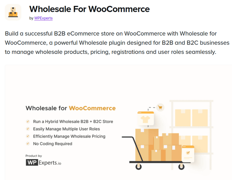 Wholesale For WooCommerce