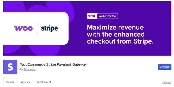 WooCommerce Stripe Payment Gateway by WooCommerce