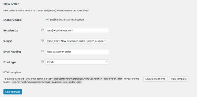 1toggles for WooCommerce transactional emails