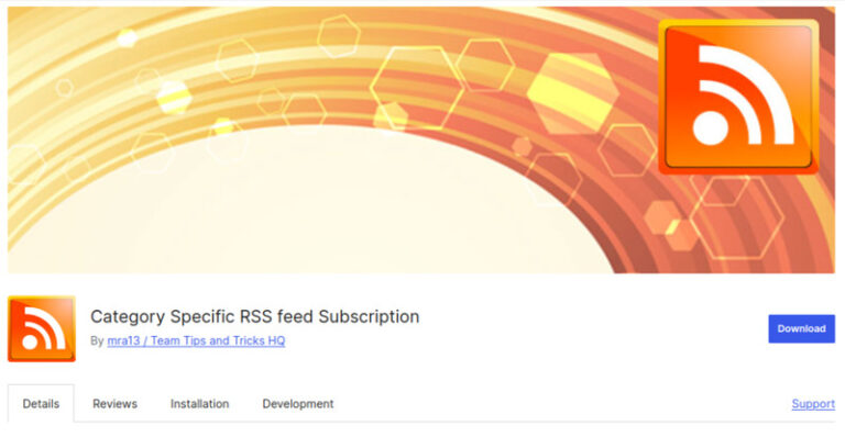 Category-Specific-RSS